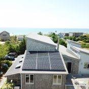 A beautiful view of an ACE Solar installation in North Truro, MA.