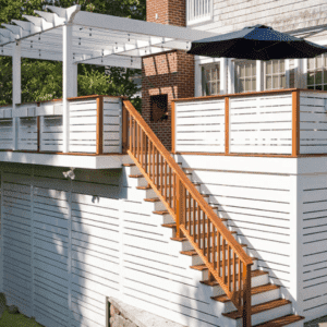 Deck construction: custom with pergola